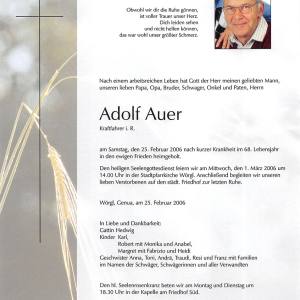 Auer Adolf G